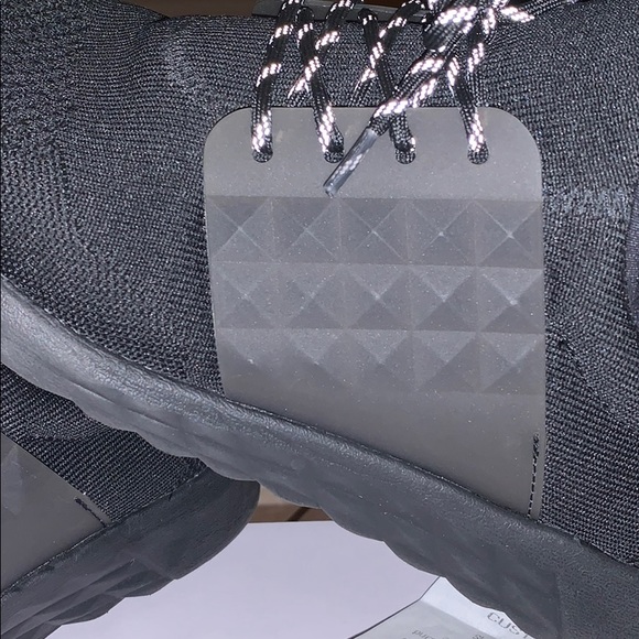 black ALDO SNEAKERS rubber soles, reflective laces - Picture 7 of 8